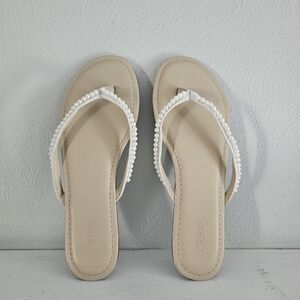 J.Crew Pearl Easy Summer Flip Flops